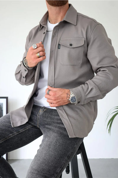 Mark | Herren Vielseitiges Overshirt | Lässiger Komfort