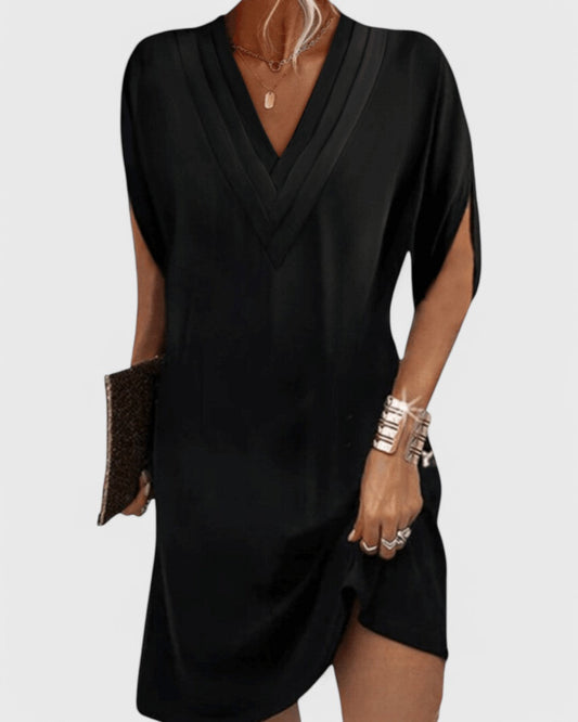 Kleid mit V-Ausschnitt für Damen