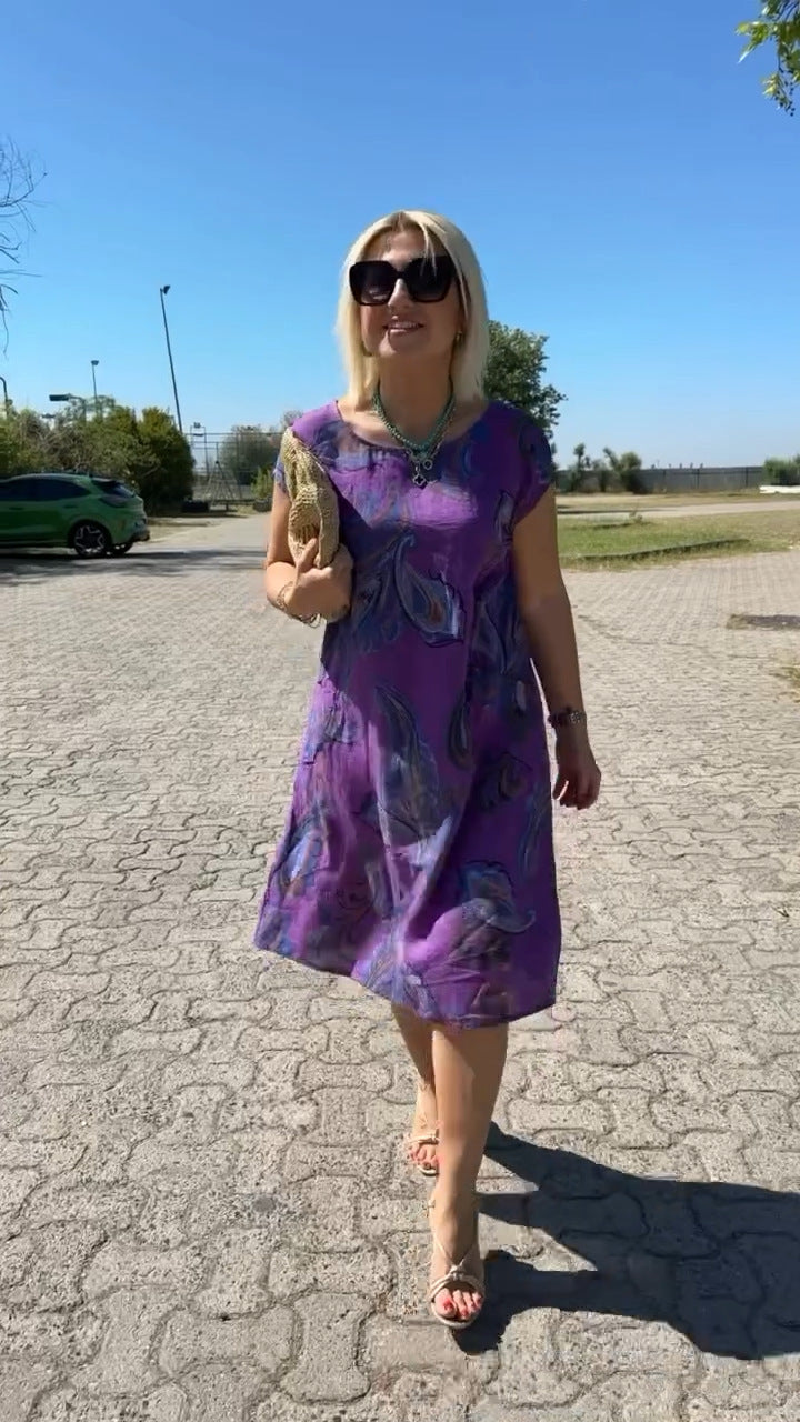 Lara | Damen Elegantes Kleid | Knielang