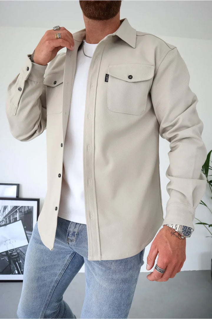 Mark | Herren Vielseitiges Overshirt | Lässiger Komfort