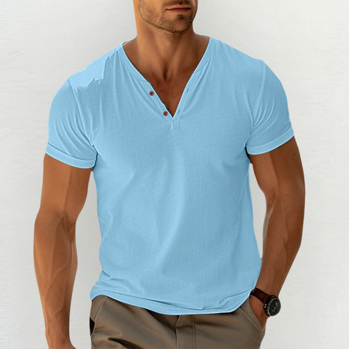Milan | Herren klassische Sommer Bluse | Atmungsaktiv Bequem