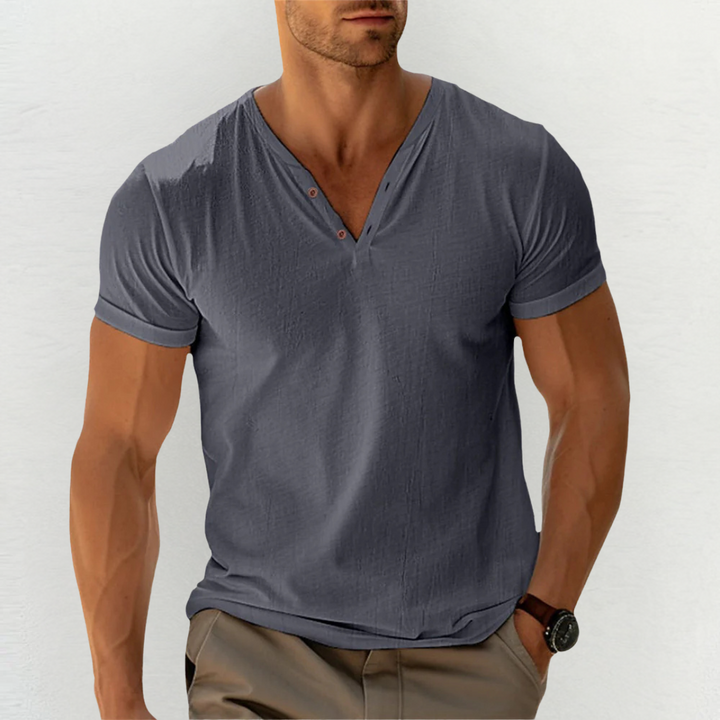 Milan | Herren klassische Sommer Bluse | Atmungsaktiv Bequem