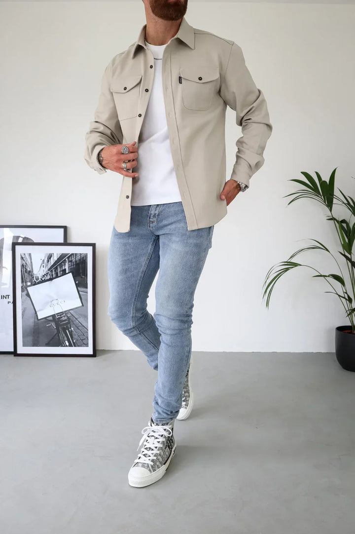 Mark | Herren Vielseitiges Overshirt | Lässiger Komfort