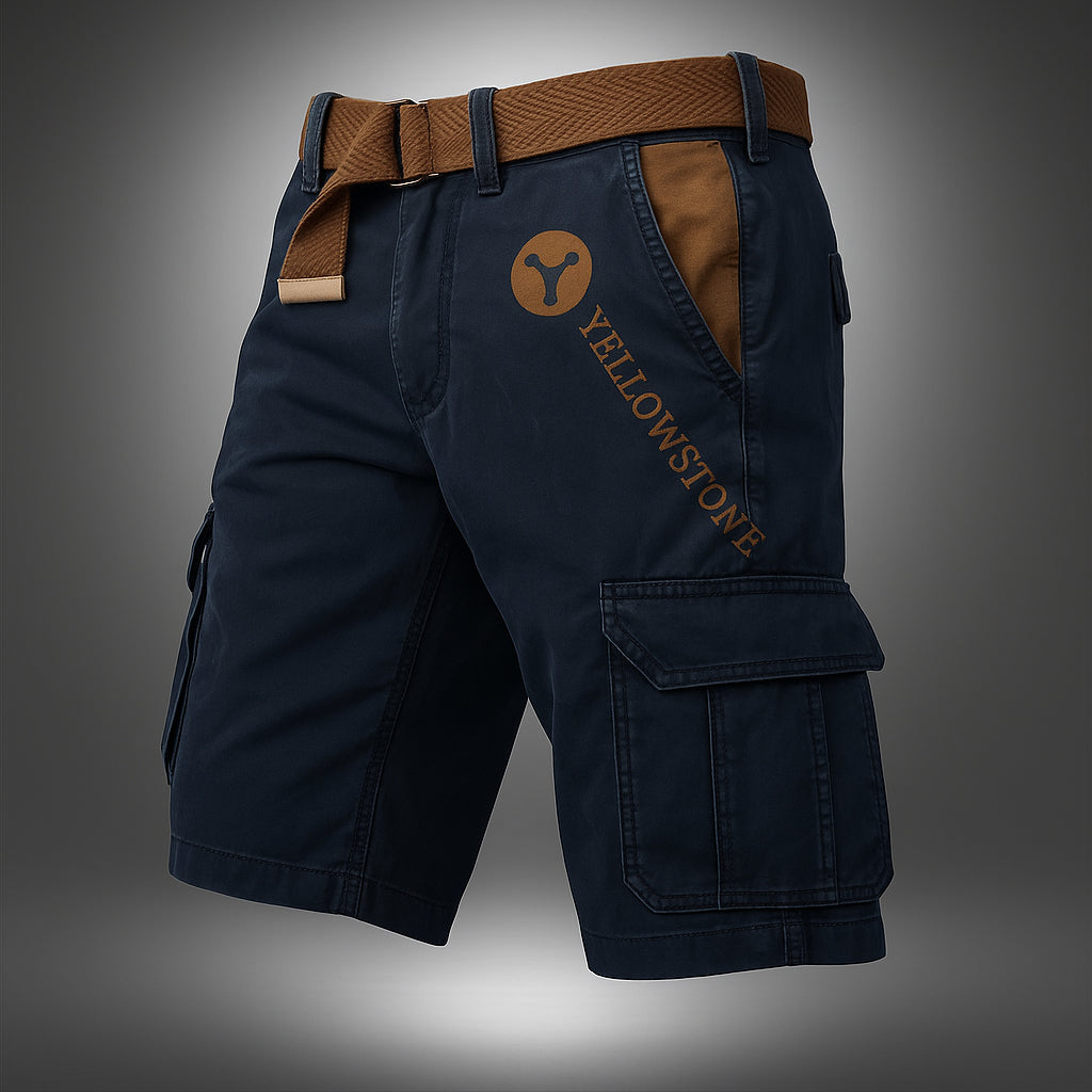 Yellowstone | Herren Cargo Shorts | Bequem und Vielseitig