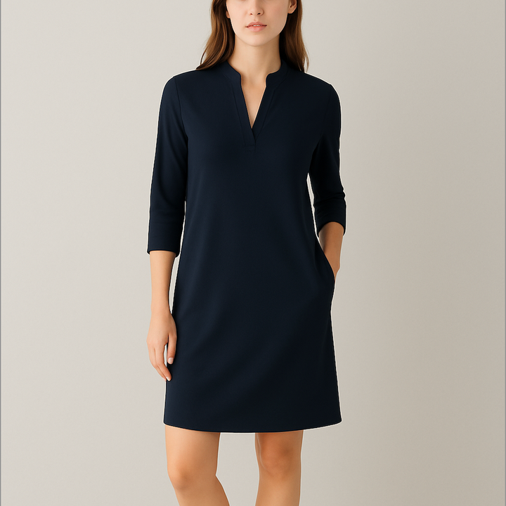 Lysandra | Damen Schlichtes Kleid | Zeitlose Eleganz