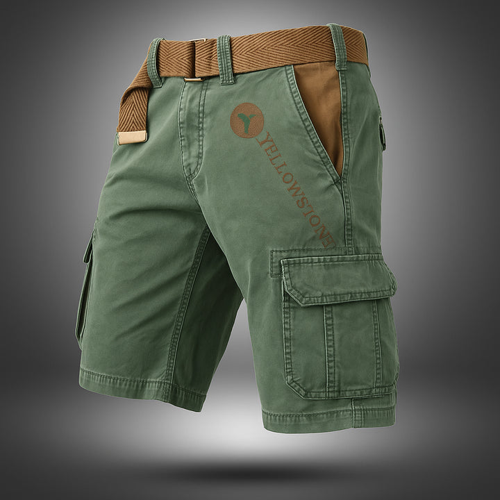 Yellowstone | Herren Cargo Shorts | Bequem und Vielseitig