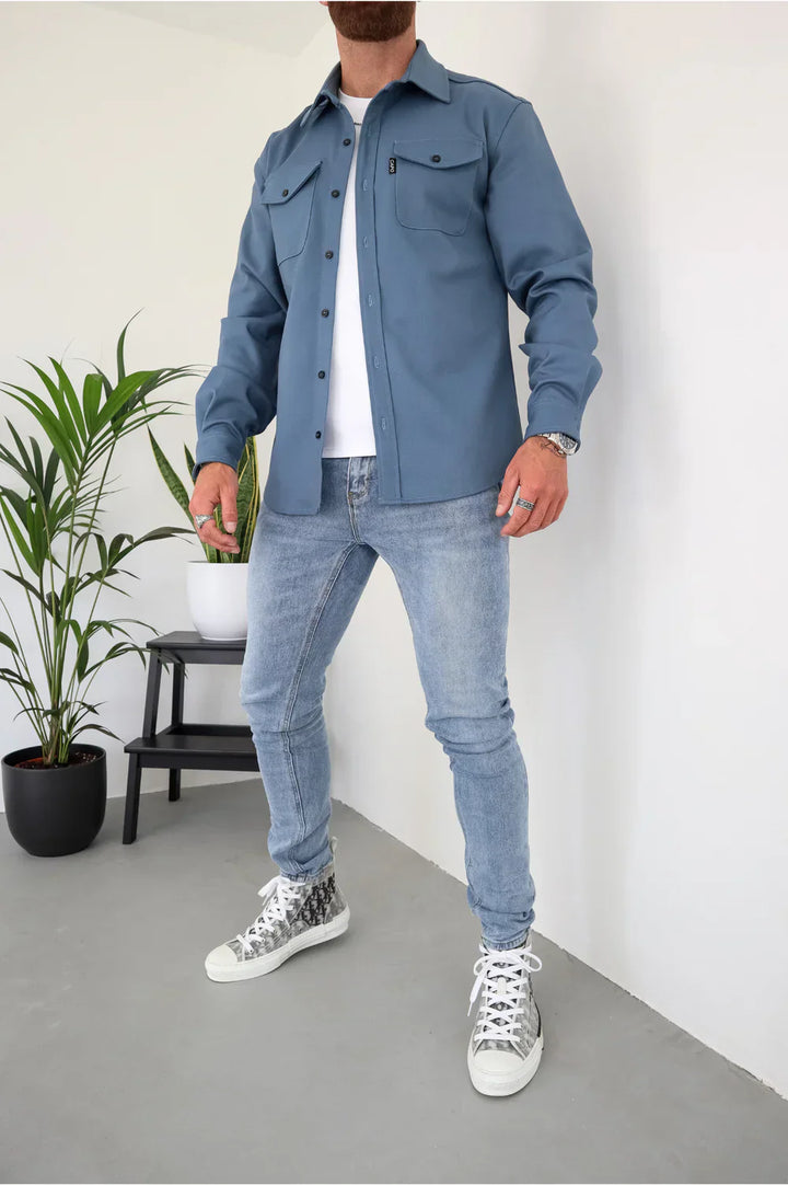 Mark | Herren Vielseitiges Overshirt | Lässiger Komfort