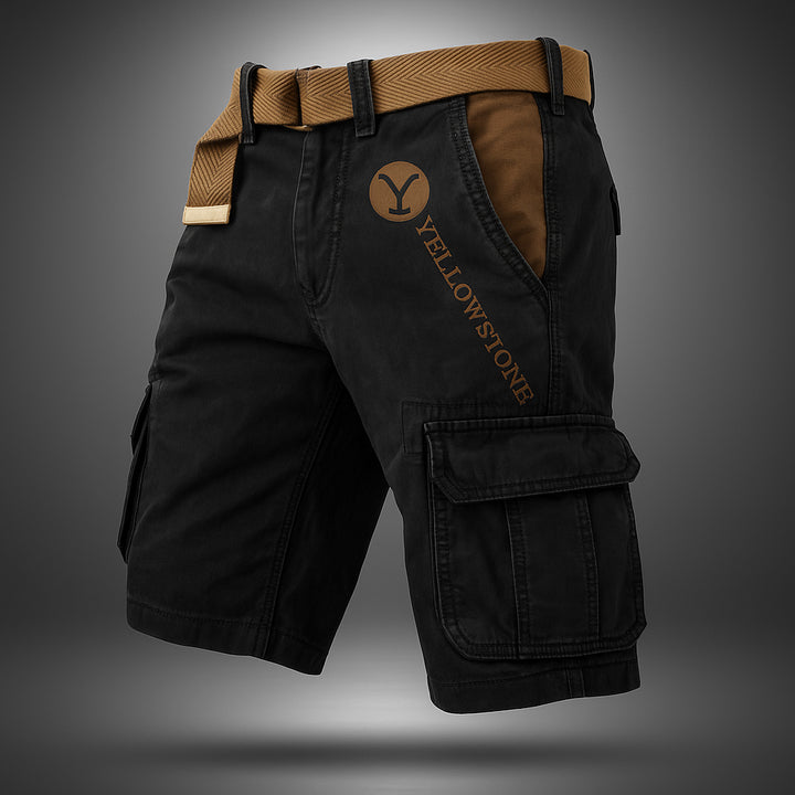 Yellowstone | Herren Cargo Shorts | Bequem und Vielseitig