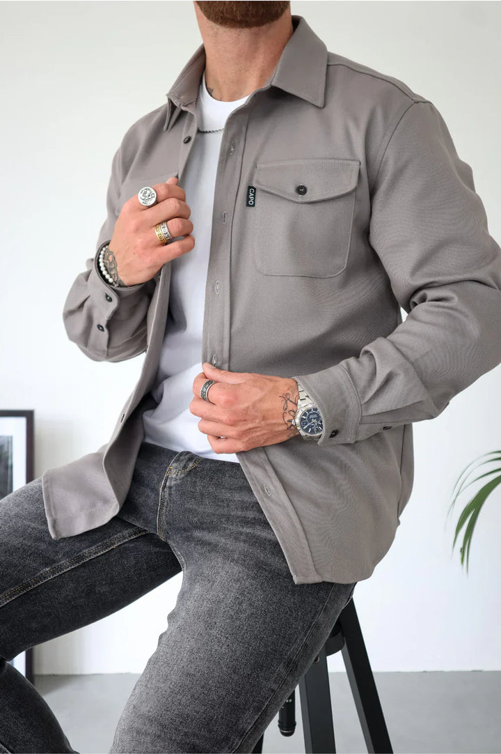 Mark | Herren Vielseitiges Overshirt | Lässiger Komfort