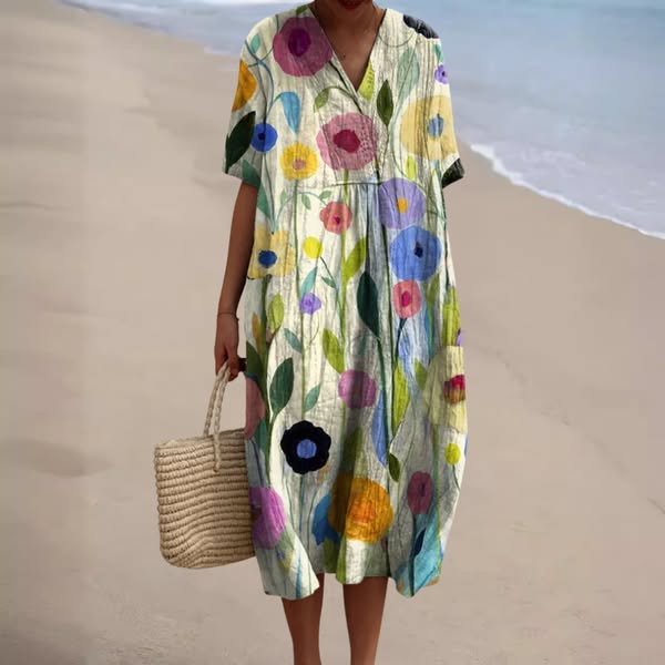 Bernadette | Damen Leichtes Kleid | Sommerlich