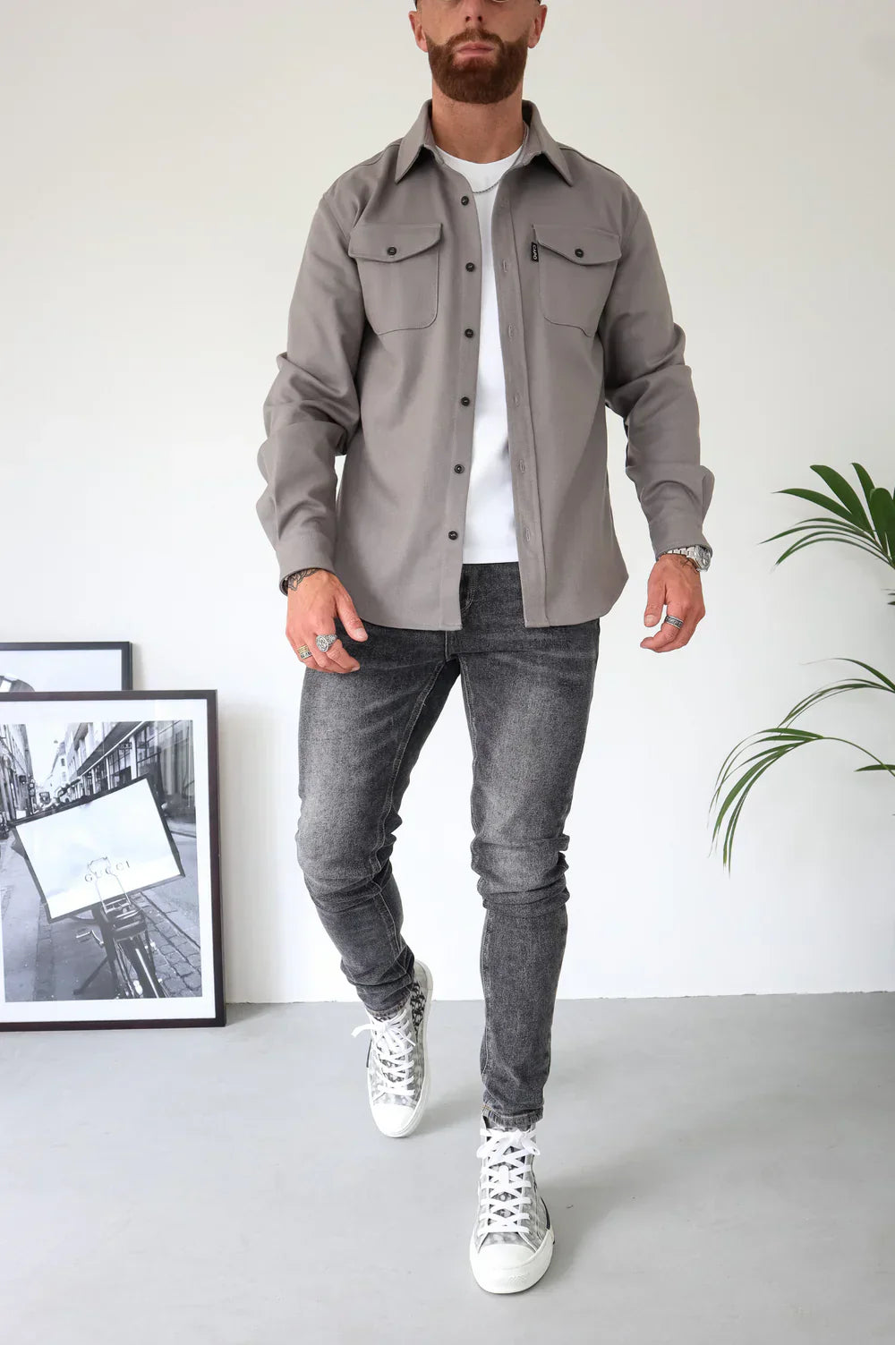 Mark | Herren Vielseitiges Overshirt | Lässiger Komfort