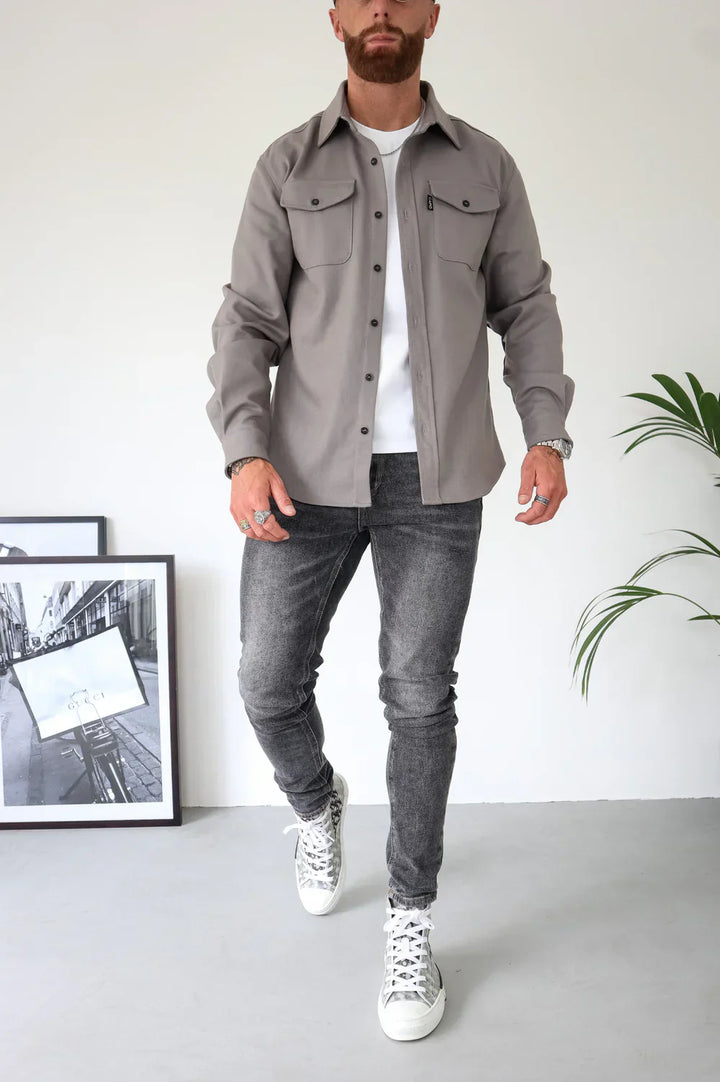 Mark | Herren Vielseitiges Overshirt | Lässiger Komfort