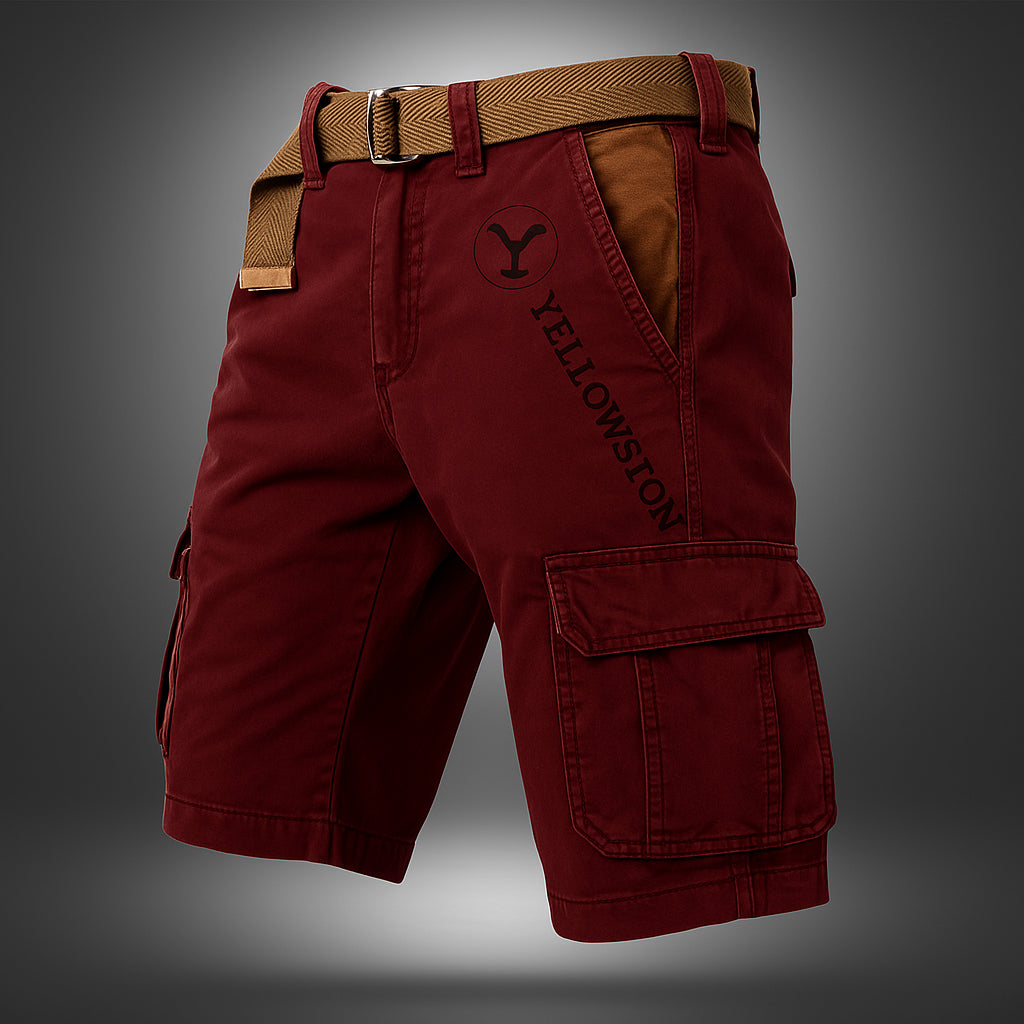 Yellowstone | Herren Cargo Shorts | Bequem und Vielseitig