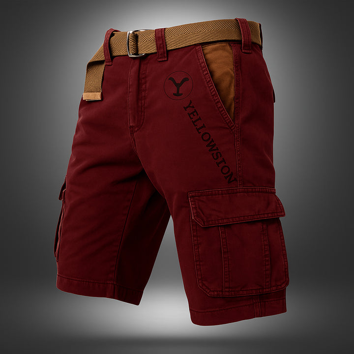 Yellowstone | Herren Cargo Shorts | Bequem und Vielseitig
