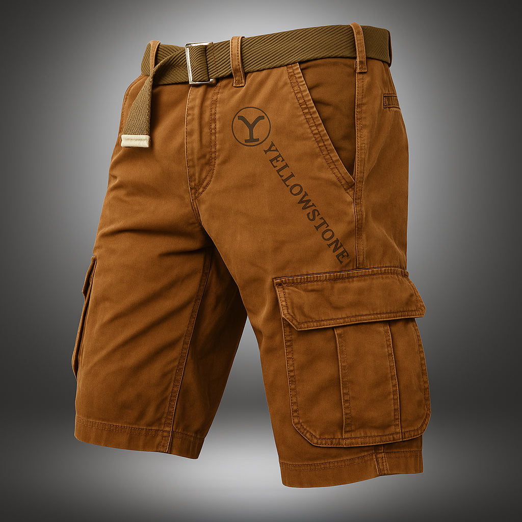 Yellowstone | Herren Cargo Shorts | Bequem und Vielseitig
