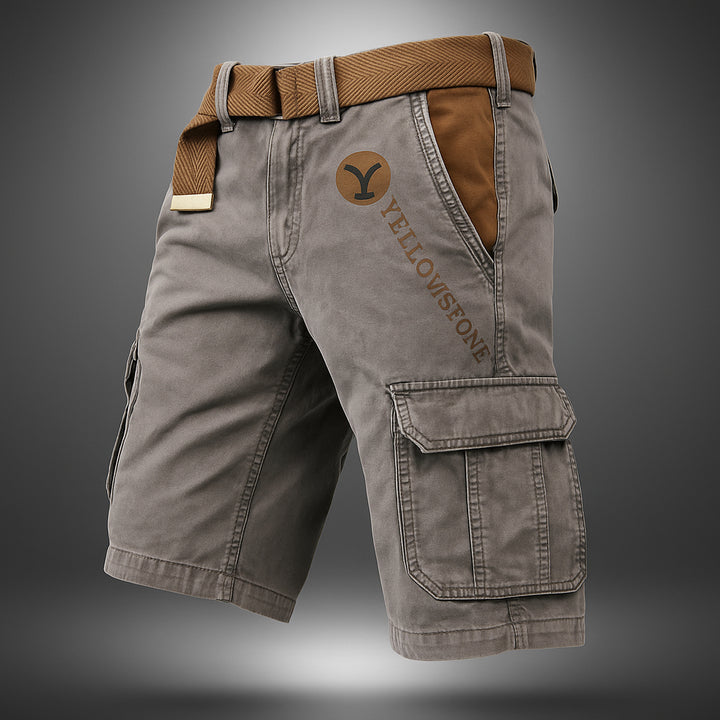 Yellowstone | Herren Cargo Shorts | Bequem und Vielseitig