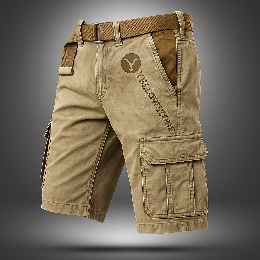 Yellowstone | Herren Cargo Shorts | Bequem und Vielseitig