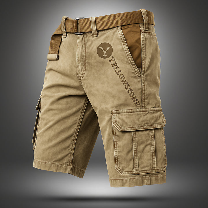 Yellowstone | Herren Cargo Shorts | Bequem und Vielseitig