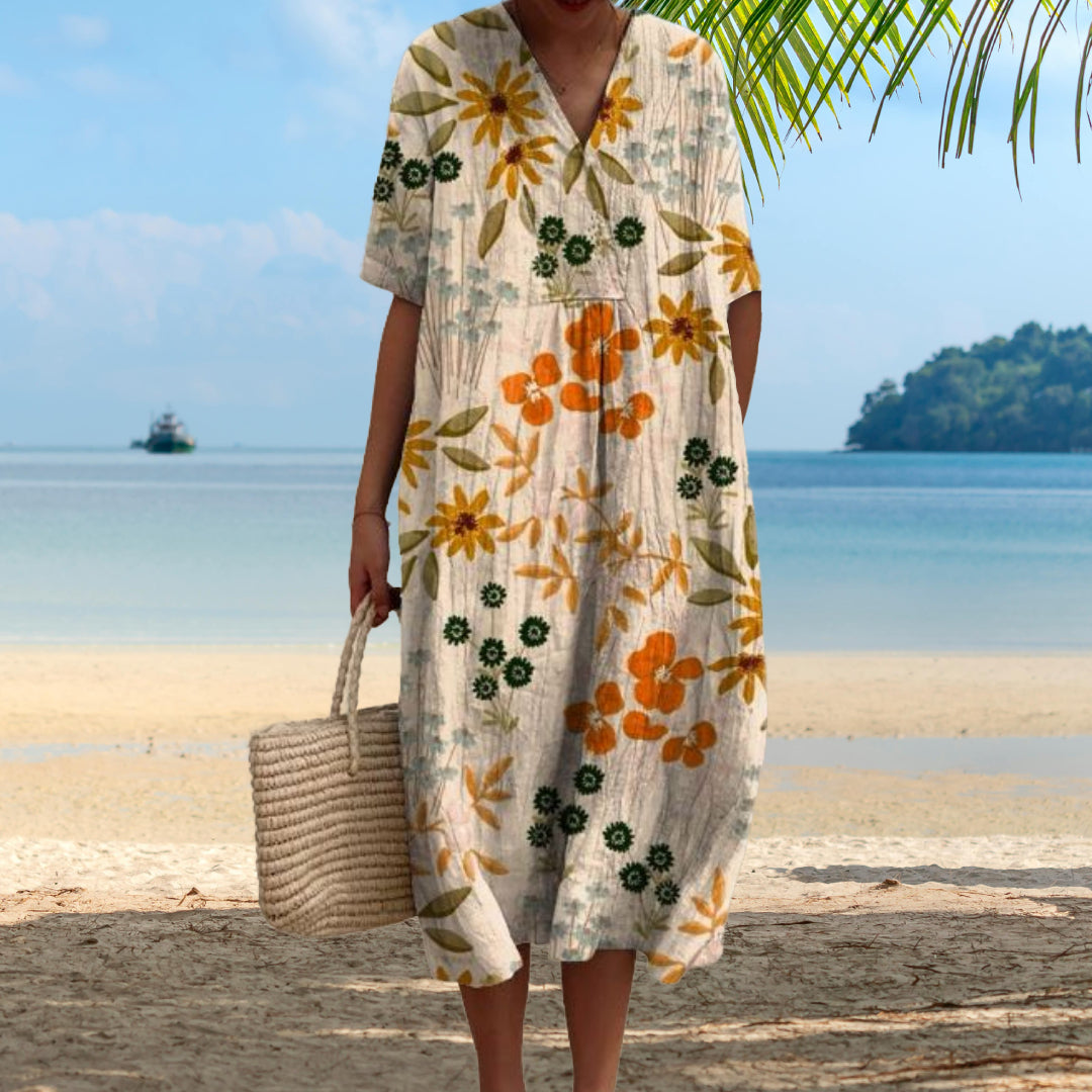 Bernadette | Damen Leichtes Kleid | Sommerlich