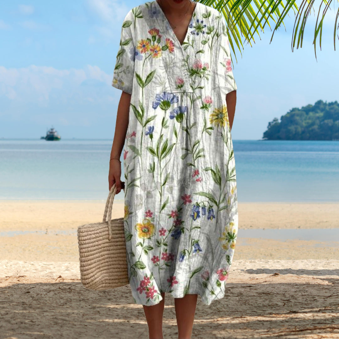 Bernadette | Damen Leichtes Kleid | Sommerlich