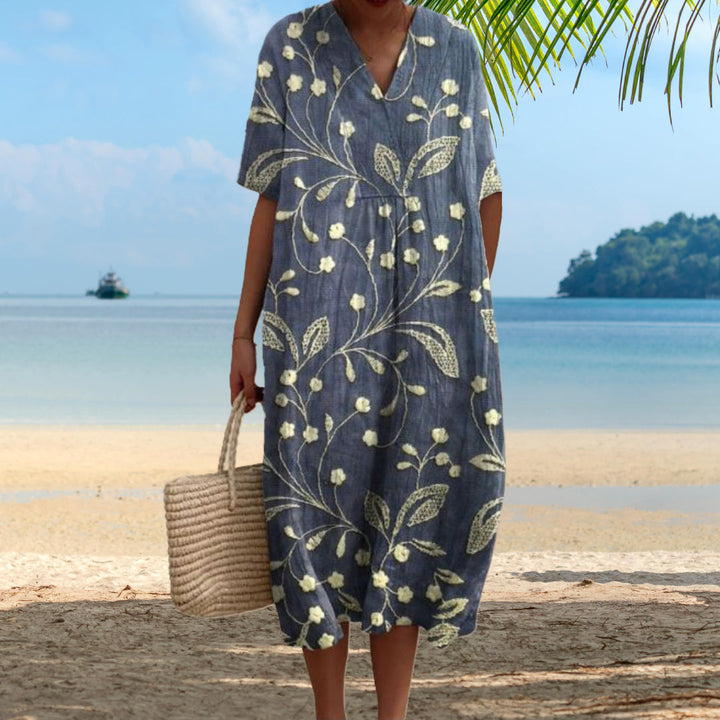 Bernadette | Damen Leichtes Kleid | Sommerlich