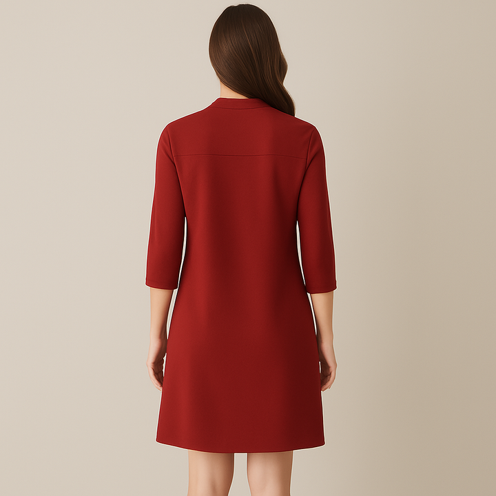 Lysandra | Damen Schlichtes Kleid | Zeitlose Eleganz