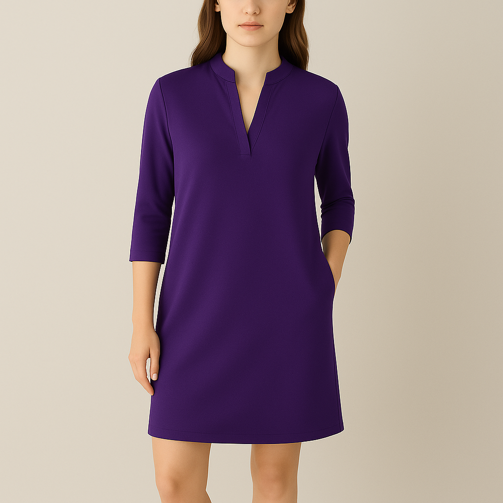 Lysandra | Damen Schlichtes Kleid | Zeitlose Eleganz