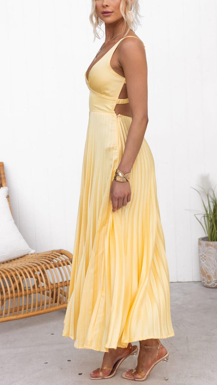 Valeria | Damen Sommerliches Maxikleid | Eleganter Schnitt