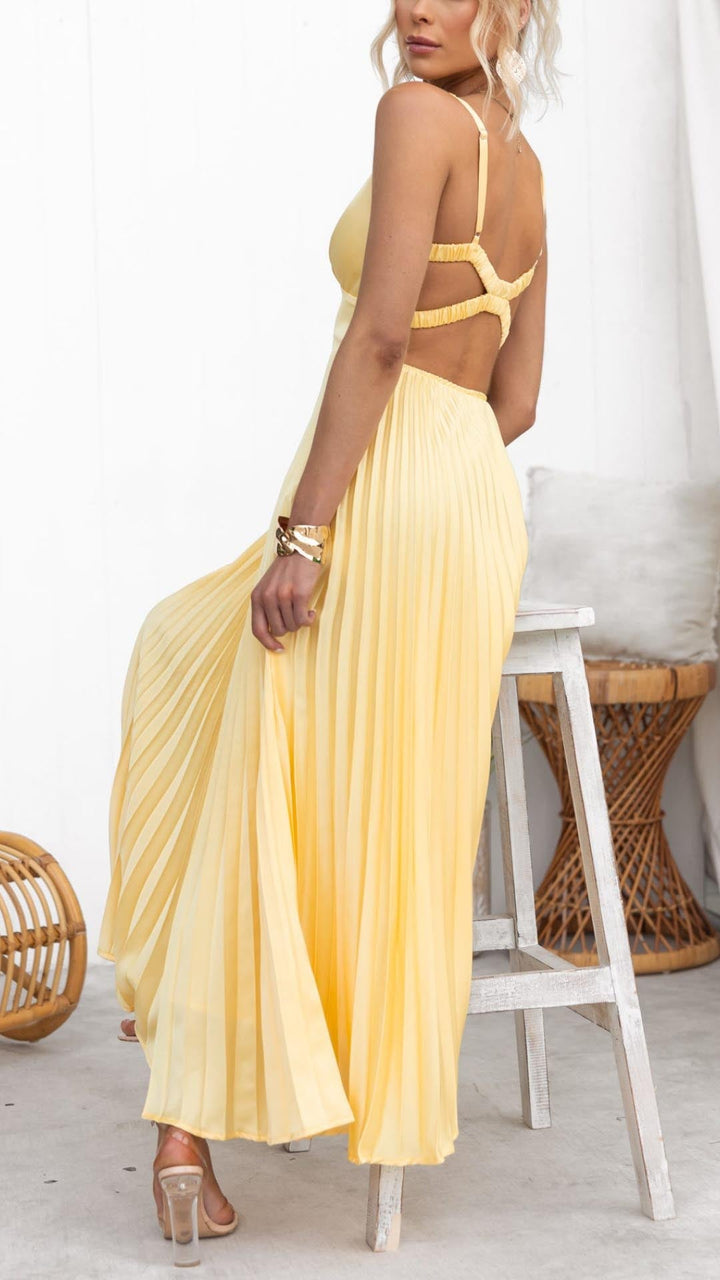 Valeria | Damen Sommerliches Maxikleid | Eleganter Schnitt