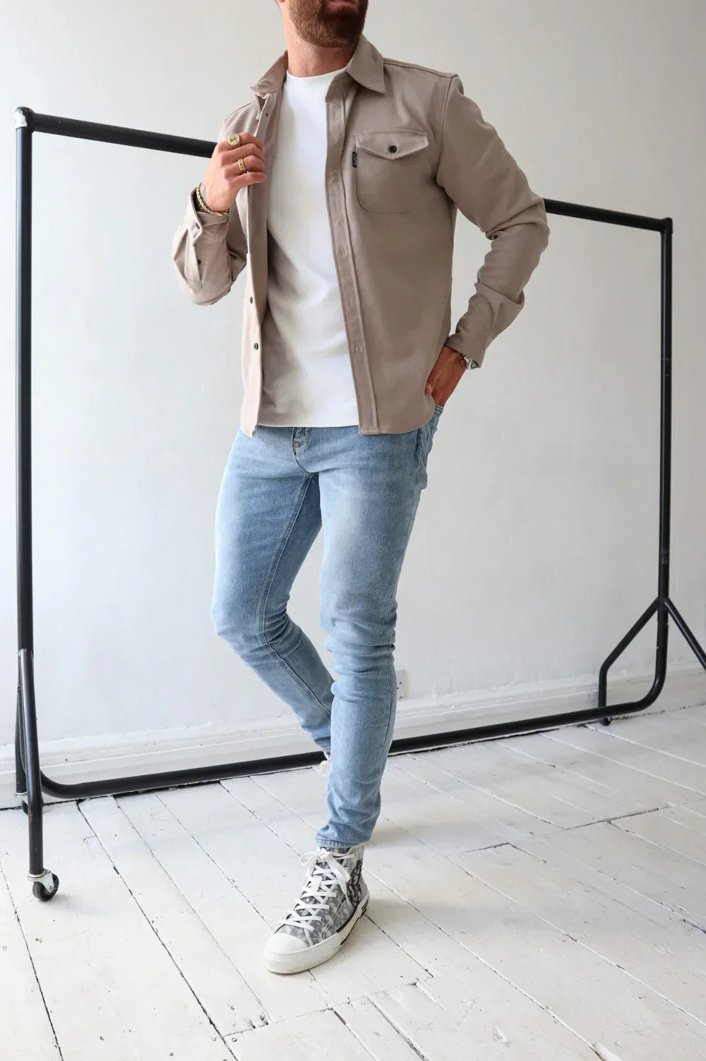 Mark | Herren Vielseitiges Overshirt | Lässiger Komfort
