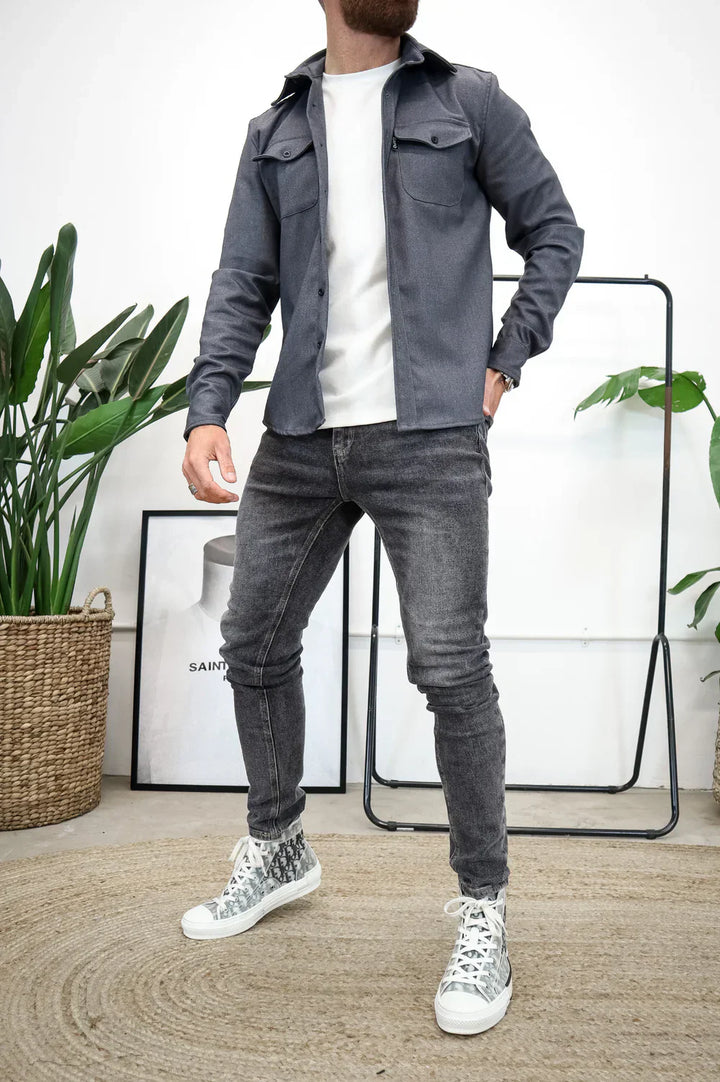 Mark | Herren Vielseitiges Overshirt | Lässiger Komfort