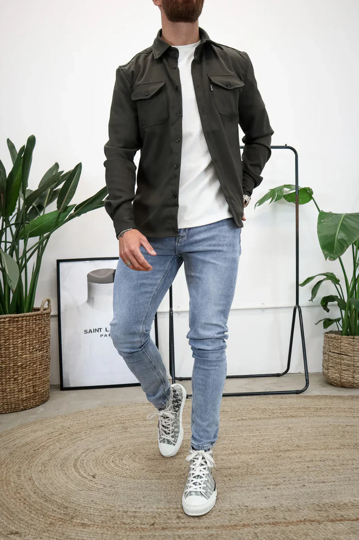 Mark | Herren Vielseitiges Overshirt | Lässiger Komfort