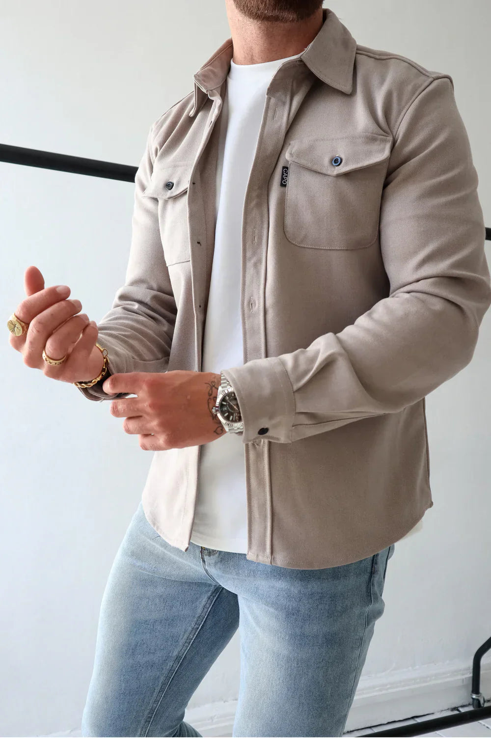 Mark | Herren Vielseitiges Overshirt | Lässiger Komfort