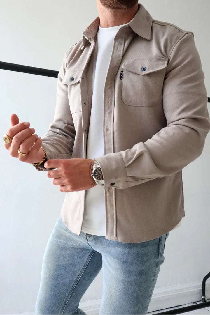 Mark | Herren Vielseitiges Overshirt | Lässiger Komfort