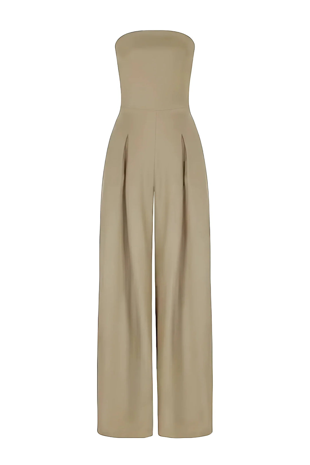 Elvana | Damen Schulterfreier Jumpsuit | Elegant Minimalistisch