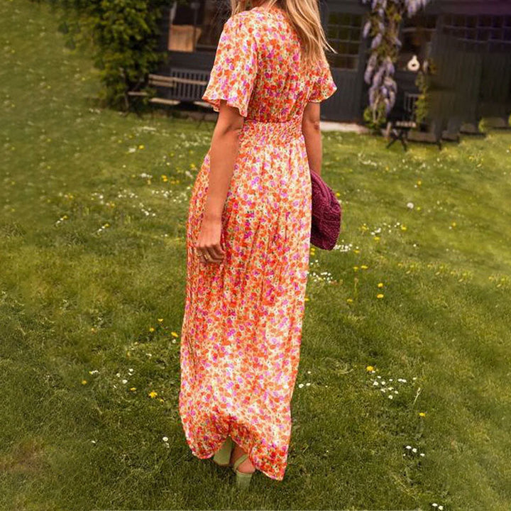 Charlotte | Damen Ärmelloses Midikleid | Knitterfrei