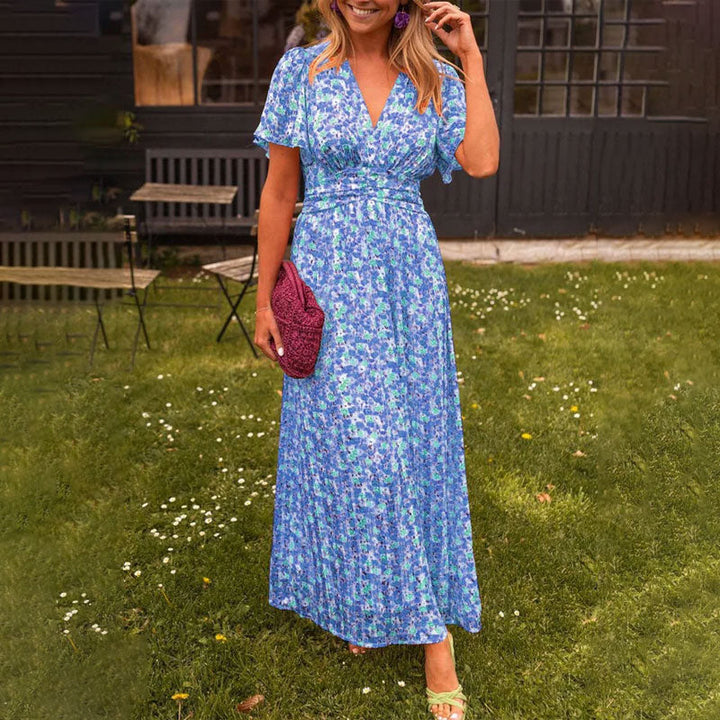 Charlotte | Damen Ärmelloses Midikleid | Knitterfrei