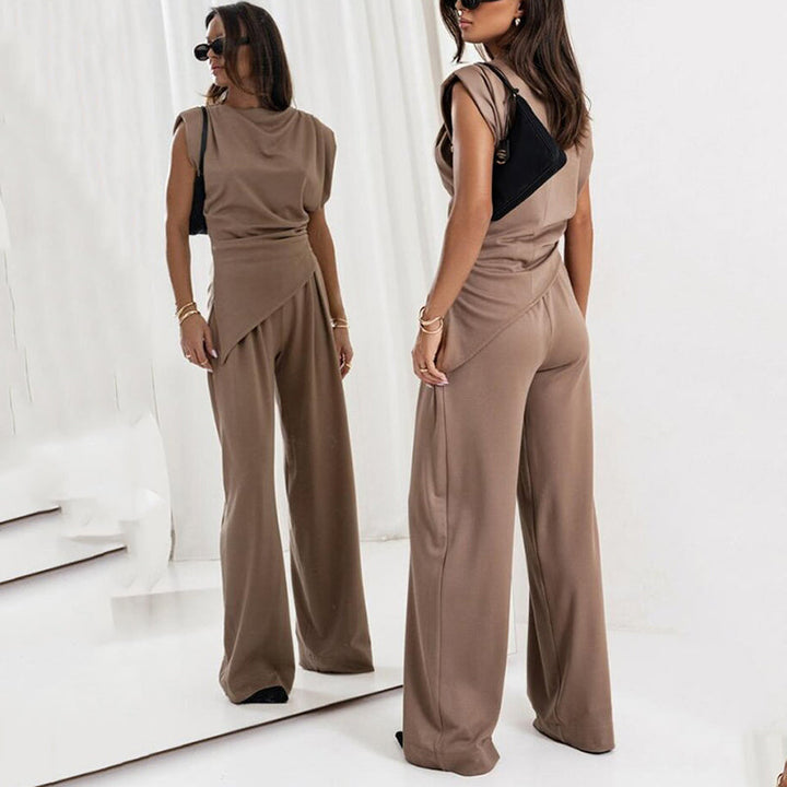 Lina Set | Damen Zweiteiliges Set | Drapiert & Elegant